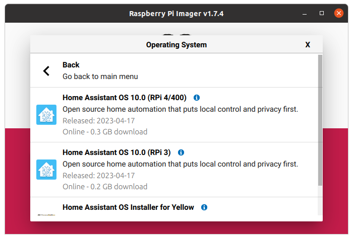 Home Assistant für Raspberry Pi flashen