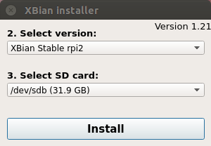 XBian Linux Installer 2
